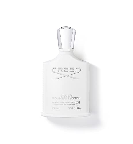 Creed Silver Mountain Water, Men's Luxury Cologne, Citrus, Fruity & Woody Fragrance, 100ML / 3.3 Fl Oz