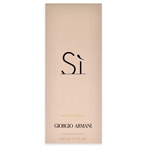 Giorgio Armani Si Eau de Parfum Spray for Women, 3.38 Ounce