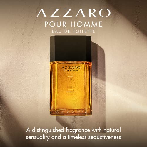 Azzaro Pour Homme Eau de Toilette - Sensual & Timeless Mens Cologne - Value Size, 6.7 Fl. Oz