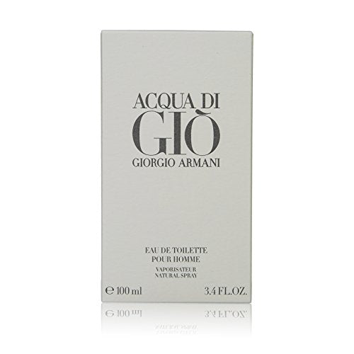 Giorgio Armani Acqua Di Gio for Men, Eau De Toilette Spray 3.4 Fl Oz (Packaging may vary)