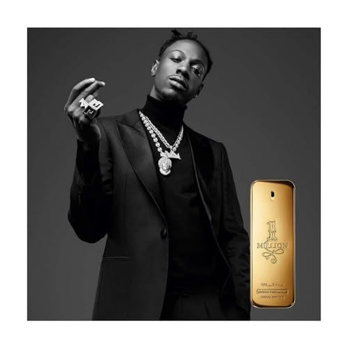 Paco Rabanne 1 Million Fragrance For Men - Fresh And Spicy Notes Of Amber, Leather Tangerine Adds A Touch Irresistible Seduction Ideal With Rebellious Charm Edt Spray 6.8 Oz