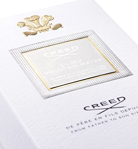 Creed Silver Mountain Water, Men's Luxury Cologne, Citrus, Fruity & Woody Fragrance, 100ML / 3.3 Fl Oz