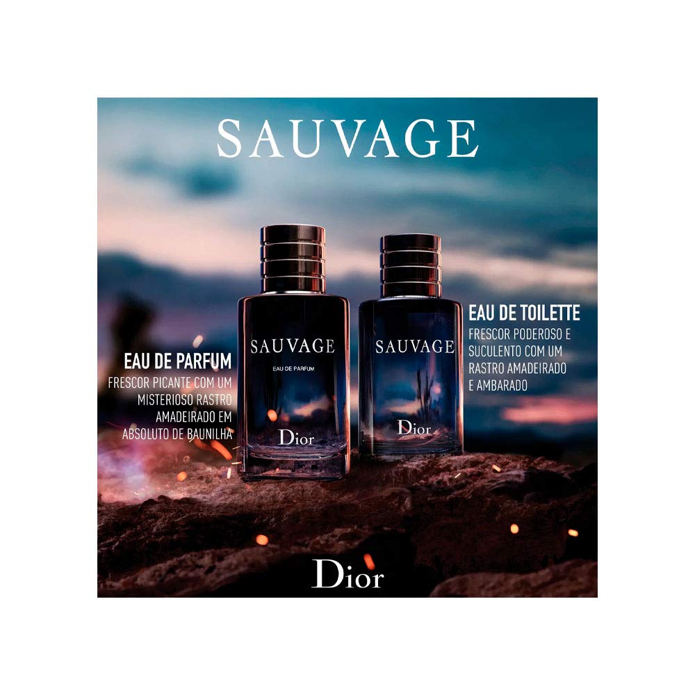 Christian Dior Sauvage Eau De Parfum Spray For Men, 3.4 Ounce